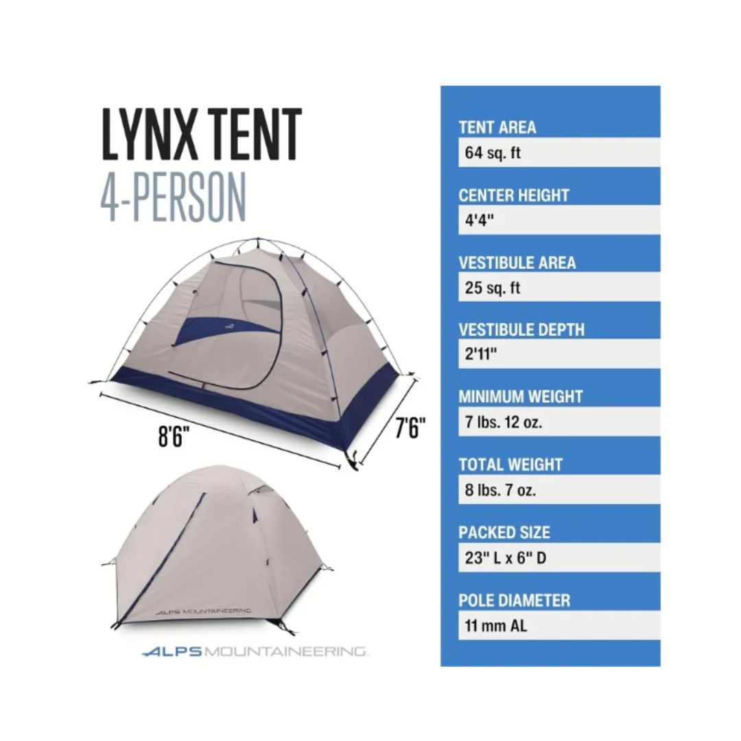 LynxTrail 2 Person Dome Tent
